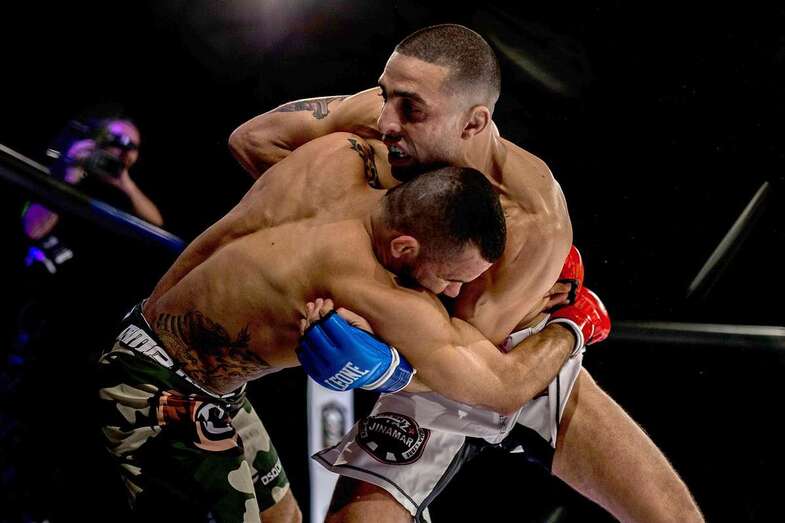 Imagen de archivo de una velada de MMA / TA